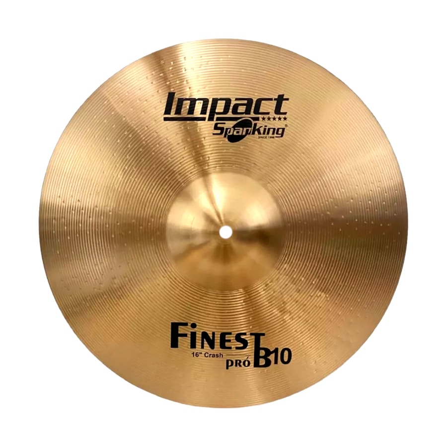 Prato Spanking Finest 391 Crash/Ataque de 16 Polegadas Prato Spanking Finest 391 Crash/Ataque de 16 Polegadas