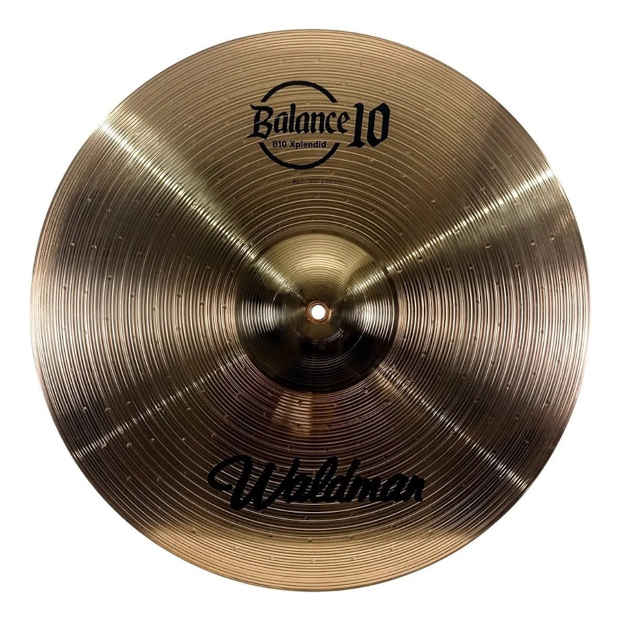 Prato Waldman Balance 10 Ride de 20 Polegadas BA10RD20 Liga B10 Prato Waldman Balance 10 Ride de 20 Polegadas BA10RD20 Liga B10