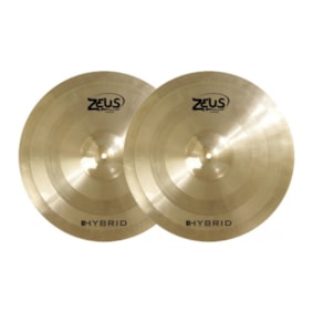 Prato Zeus Hybrid Hi Hat de 14 ZHHH14 Prato Zeus Hybrid Hi Hat de 14 ZHHH14