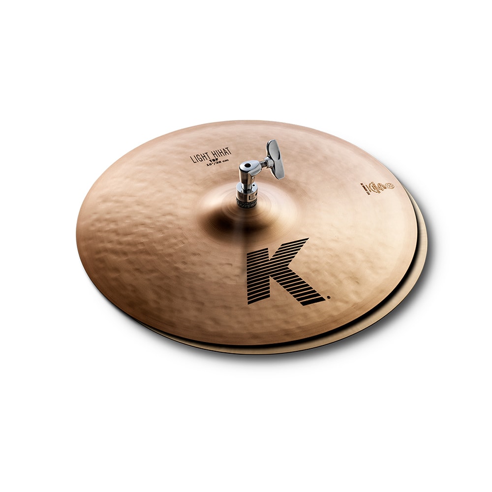 Prato Zildjian K Series 15 Polegadas Hi Hat Ligh Liga B20 Martelado