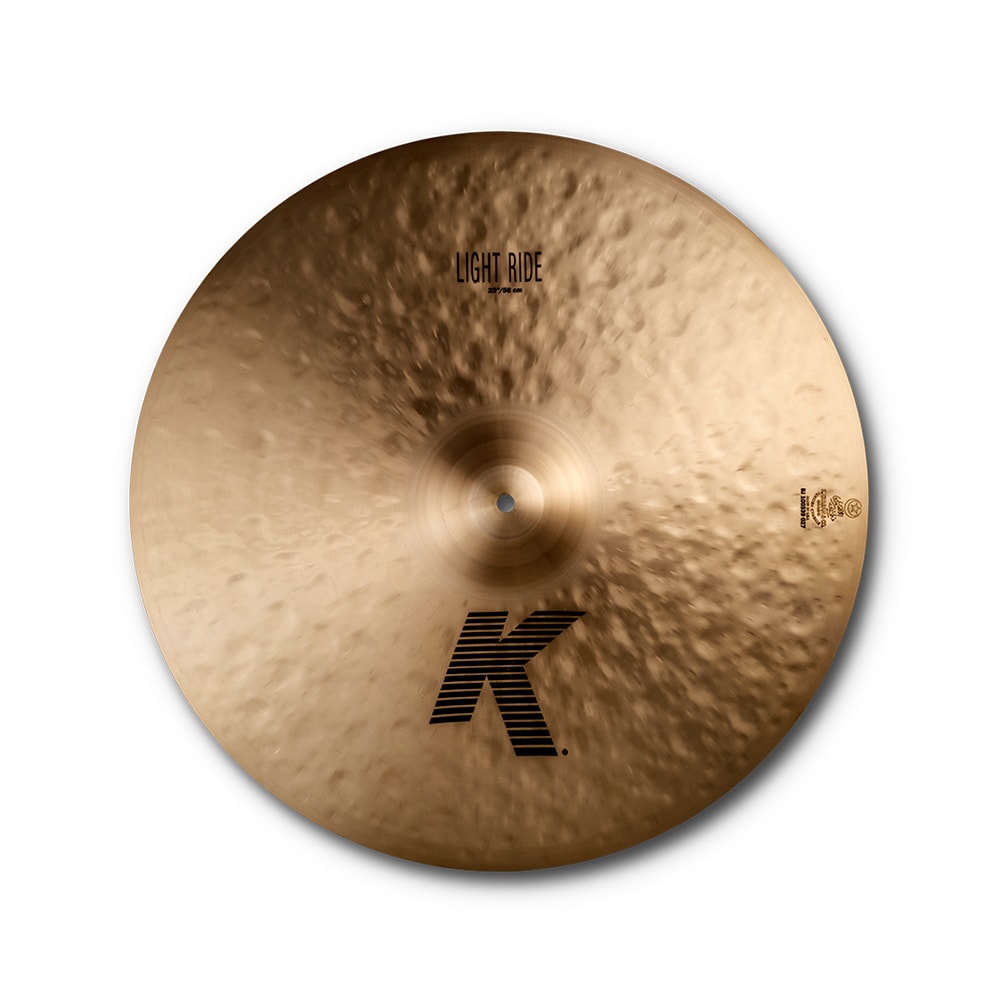 Prato Zildjian K Series 22 Polegadas Ride Light Liga B20 Martelado