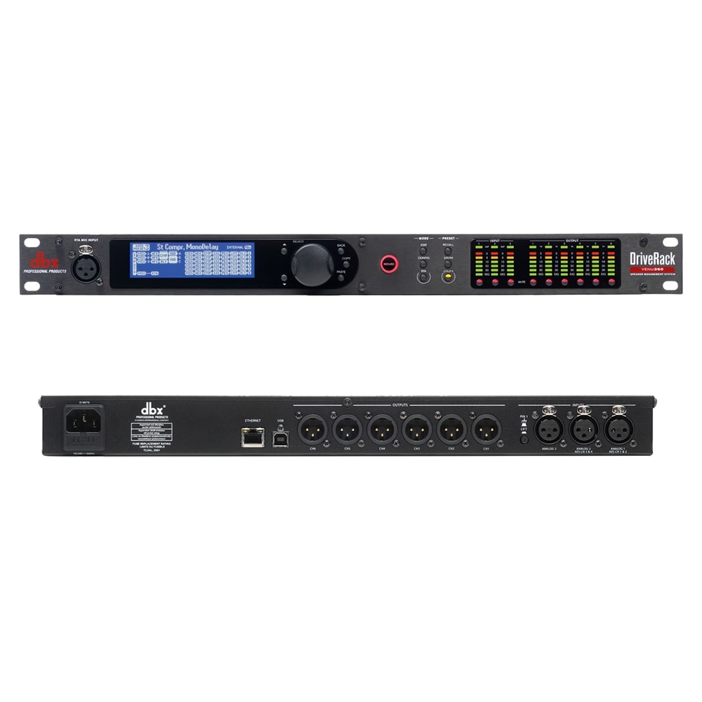Processador de Áudio Digital dbx DriveRack PA2 220V - Akustica Musical