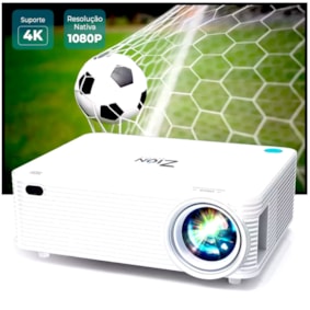 Projetor 4k Zion Power ZP3000 9500 Lumens