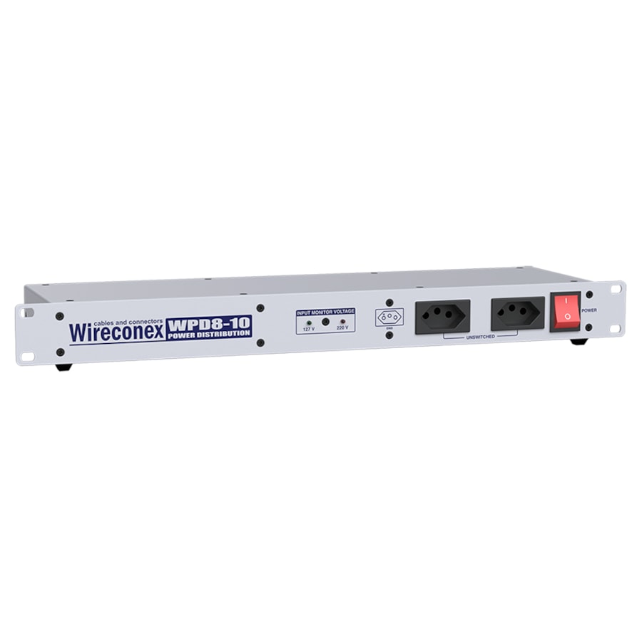 Régua Wireconex WPD8-10 Com 8 Tomadas 
