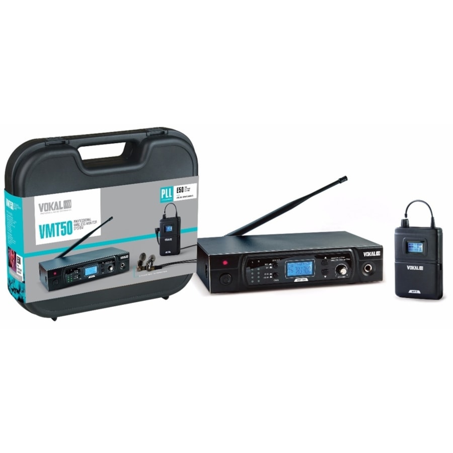 Retorno Vokal VMT50 in ear sem fio  Retorno Vokal VMT50 in ear sem fio