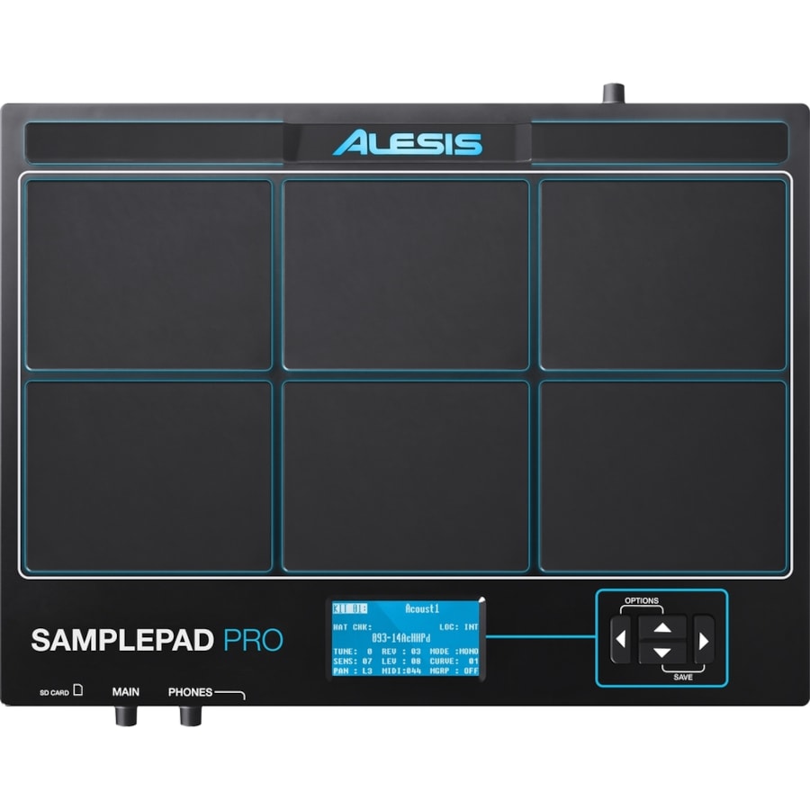 Sampling Pad Disparador Alesis Samplepad Pro Com 8 Pads