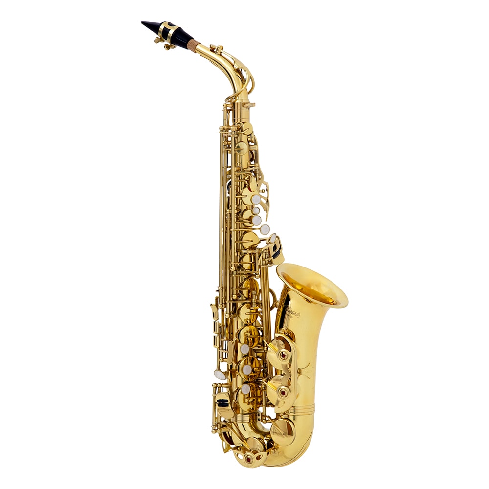 Saxofone Alto Vivace VAS101 Laqueado Em Eb Mi Bemool C/ Estojo