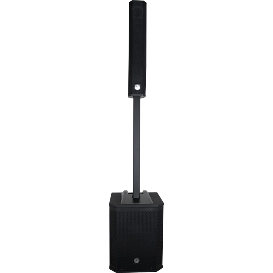 Sistema De Som Vertical Soundvoice Starke SV500 Preta De 500 Watts