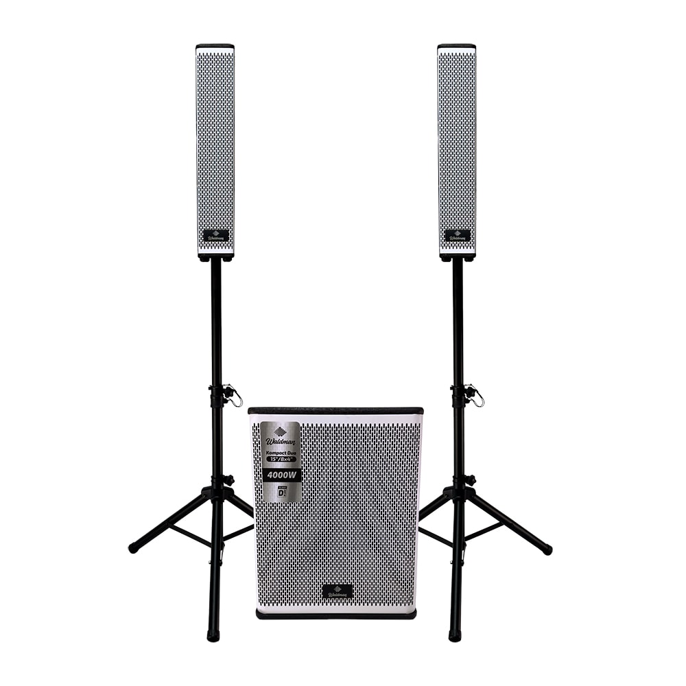 Sistema De Som Vertical Waldman KPT2-1584 Branco 4800 Watts