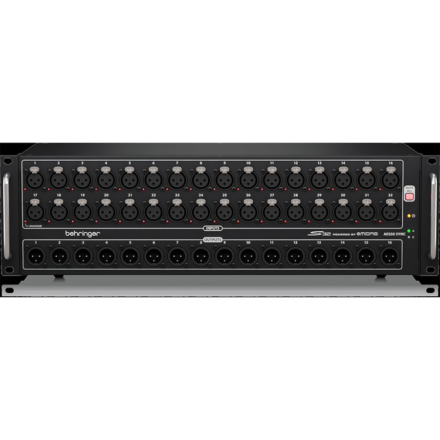 Stage Box Behringer S32 Com 32 Canais Bivolt Stage Box Behringer S32 Com 32 Canais Bivolt
