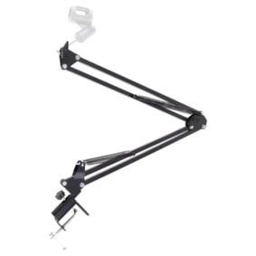 Suporte De Mesa Articulável Para Microfone Vokal VSA60 Preto Suporte De Mesa Articulável Para Microfone Vokal VSA60 Preto