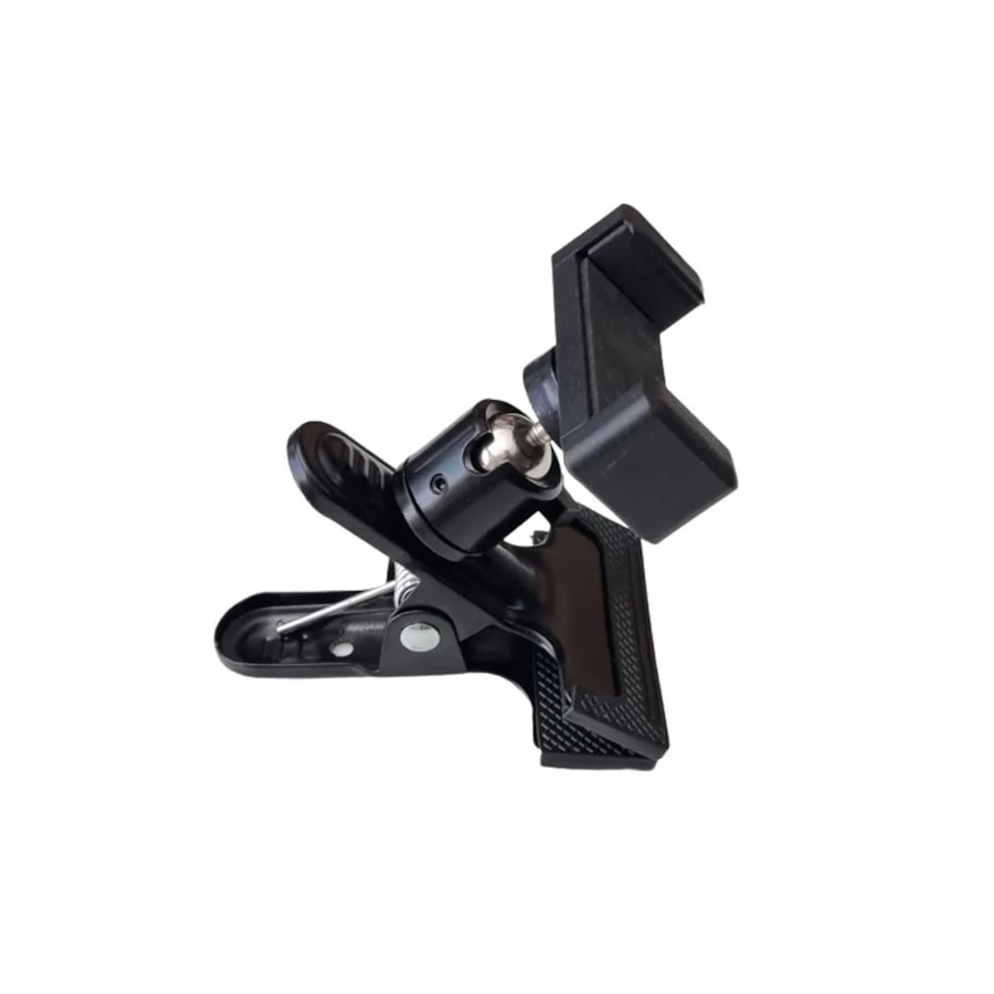 Suporte para Smartphone e Celular Spanking Guitar Selfie de Clip Preto Suporte para Smartphone e Celular Spanking Guitar Selfie de Clip Preto