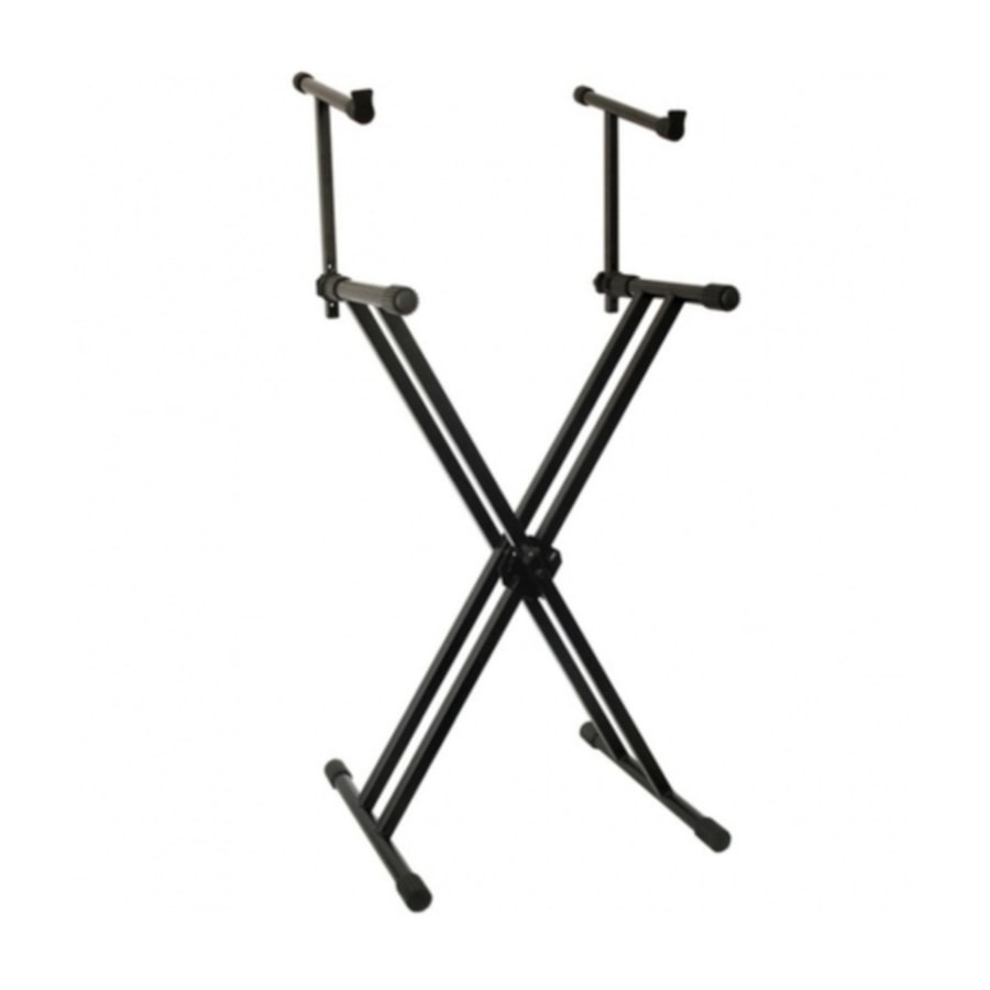 Suporte para Teclado Saty 2050 para 2 Teclados em X Suporte para Teclado Saty 2050 para 2 Teclados em X