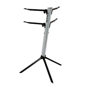 Suporte para Teclado Stay 1100/02 Slim Prata p/ 2 Teclados Suporte para Teclado Stay 1100/02 Slim Prata p/ 2 Teclados