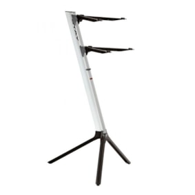 Suporte para Teclado Stay 1100/02 Slim Prata p/ 2 Teclados Suporte para Teclado Stay 1100/02 Slim Prata p/ 2 Teclados