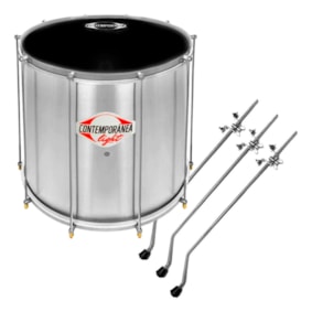 Surdo Contemporânea 159LTT Light Alumínio 18x45 C/ Tripé