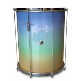 Surdo Contemporânea 161CLBSCR Brisa Suave Alumínio Pele Animal 18 Polegads