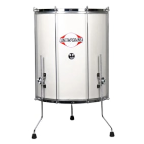 Surdo Contemporânea 166C Light Madeira Branco  18x55 C/ Tripé