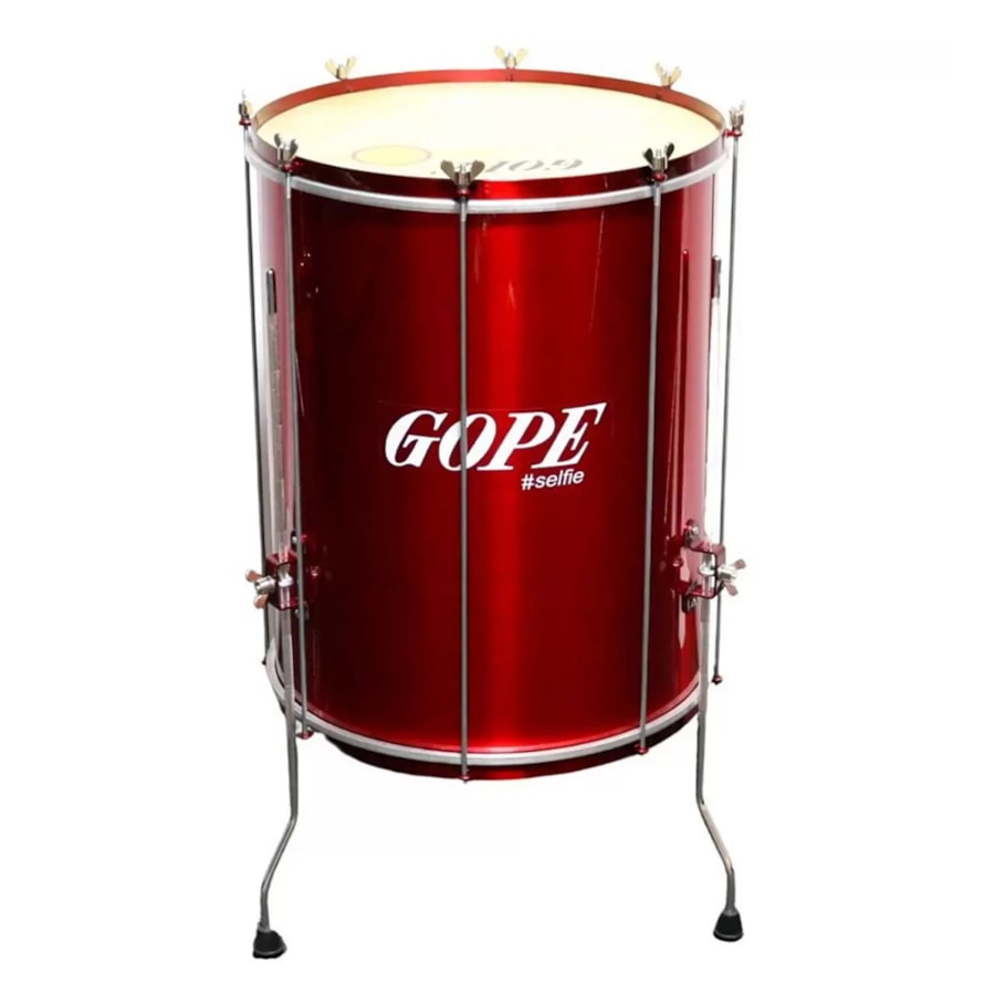 Surdo Gope BAL5018ASC Selfie Cereja de 18" em Alumínio Surdo Gope BAL5018ASC Selfie Cereja de 18" em Alumínio