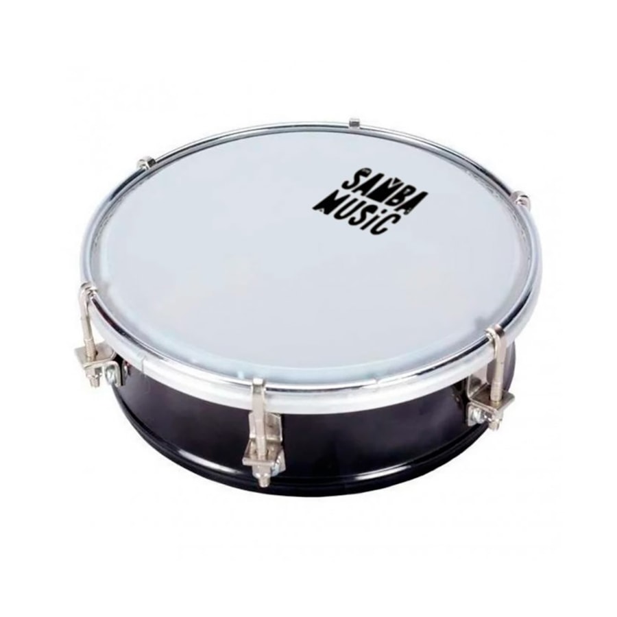 Tamborim PHX Samba Music TBA55 Preto Pele Leitosa 6 Polegadas Tamborim PHX Samba Music TBA55 Preto Pele Leitosa 6 Polegadas