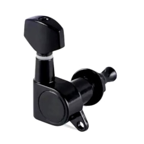 Tarraxa para Guitarra Strinberg GM20BK Preta Blindada 6 em Linha Tarraxa para Guitarra Strinberg GM20BK Preta Blindada 6 em Linha