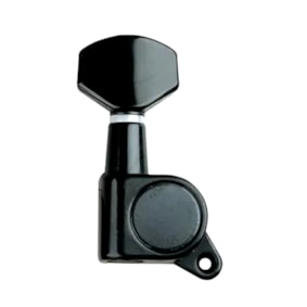 Tarraxa para Guitarra Strinberg GM20BK Preta Blindada 6 em Linha Tarraxa para Guitarra Strinberg GM20BK Preta Blindada 6 em Linha