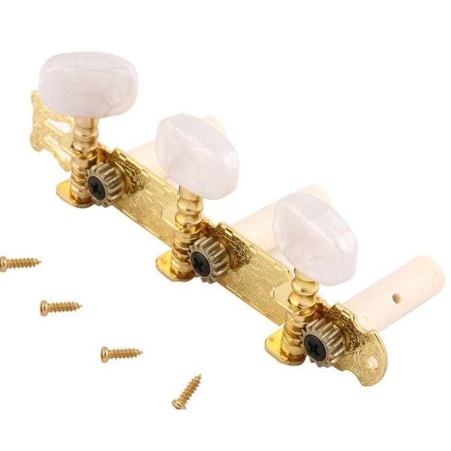 Tarraxas de Violão Andaluz MG304 de Pino Grosso Douradas Tarraxas de Violão Andaluz MG304 de Pino Grosso Douradas