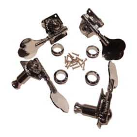 Tarraxas para Contrabaixo de 4 Cordas Andaluz MHB-01 Cromadas - 2+2 Tarraxas para Contrabaixo de 4 Cordas Andaluz MHB-01 Cromadas - 2+2