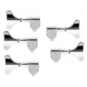 Tarraxas para Contrabaixo de 5 Cordas Strinberg BM45 Cromadas - 2+3 Tarraxas para Contrabaixo de 5 Cordas Strinberg BM45 Cromadas - 2+3