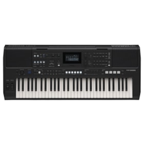 Tecla Yamaha PSR-E583 Arranjador 61 Teclas Preto C/ Fonte