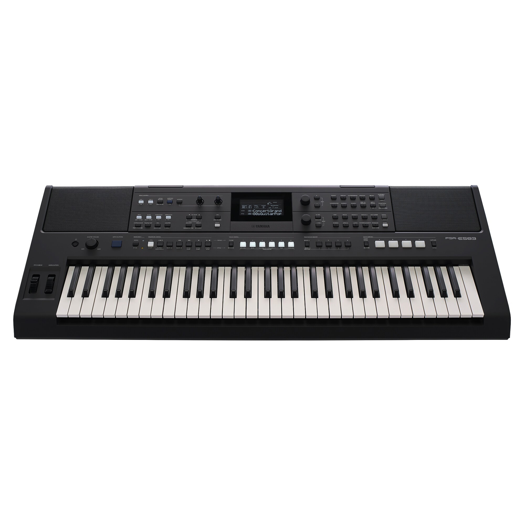 Teclado Yamaha MX61 BK Sintetizador MX Series Preto 61 Teclas C