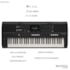 Tecla Yamaha PSR-E583 Arranjador 61 Teclas Preto C/ Fonte
