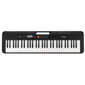 Teclado Casio CTS200 BK Linha Casiotone de 61 Teclas Preto C/ Fonte