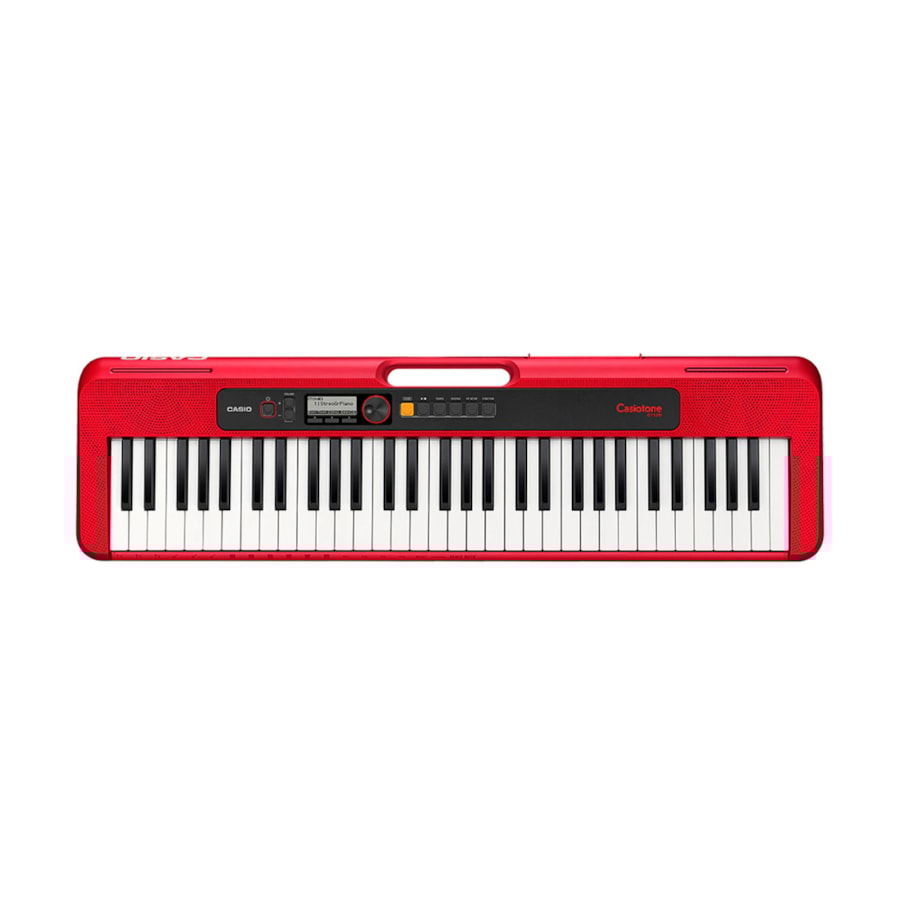Teclado Casio CTS200 RD Linha Casiotone de 61 Teclas Vermelho C/ Fonte Teclado Casio CTS200 RD Linha Casiotone de 61 Teclas Vermelho C/ Fonte