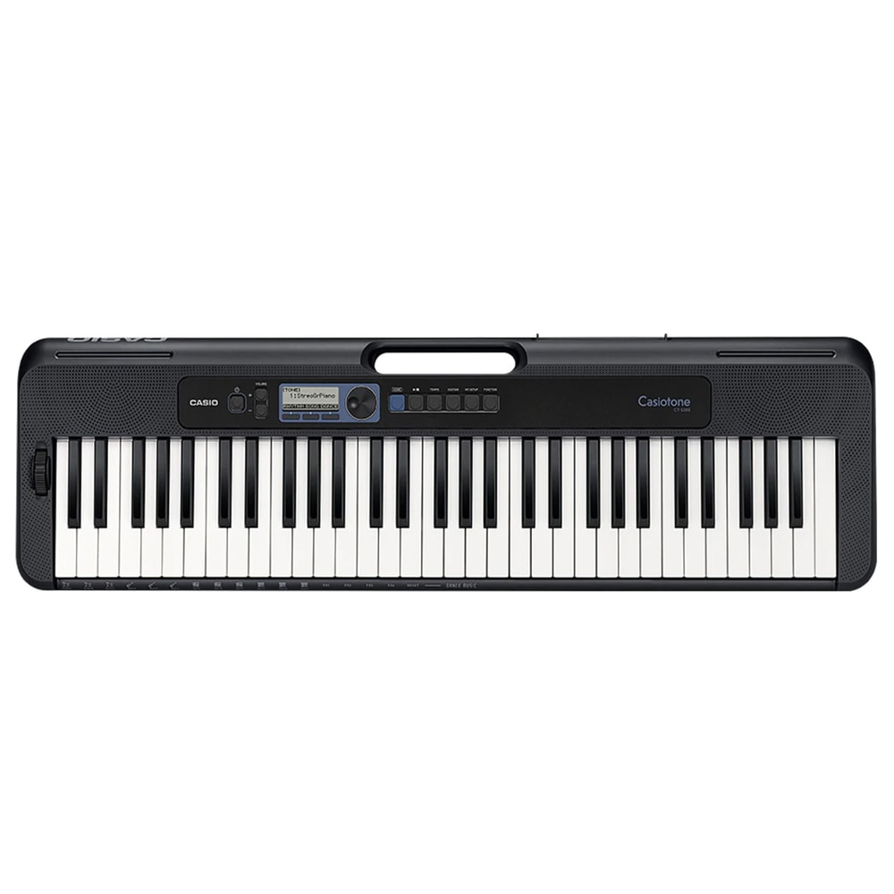 Teclado Casio CTS300 BK Linha Casiotone de 61 Teclas Preto C/ Fonte