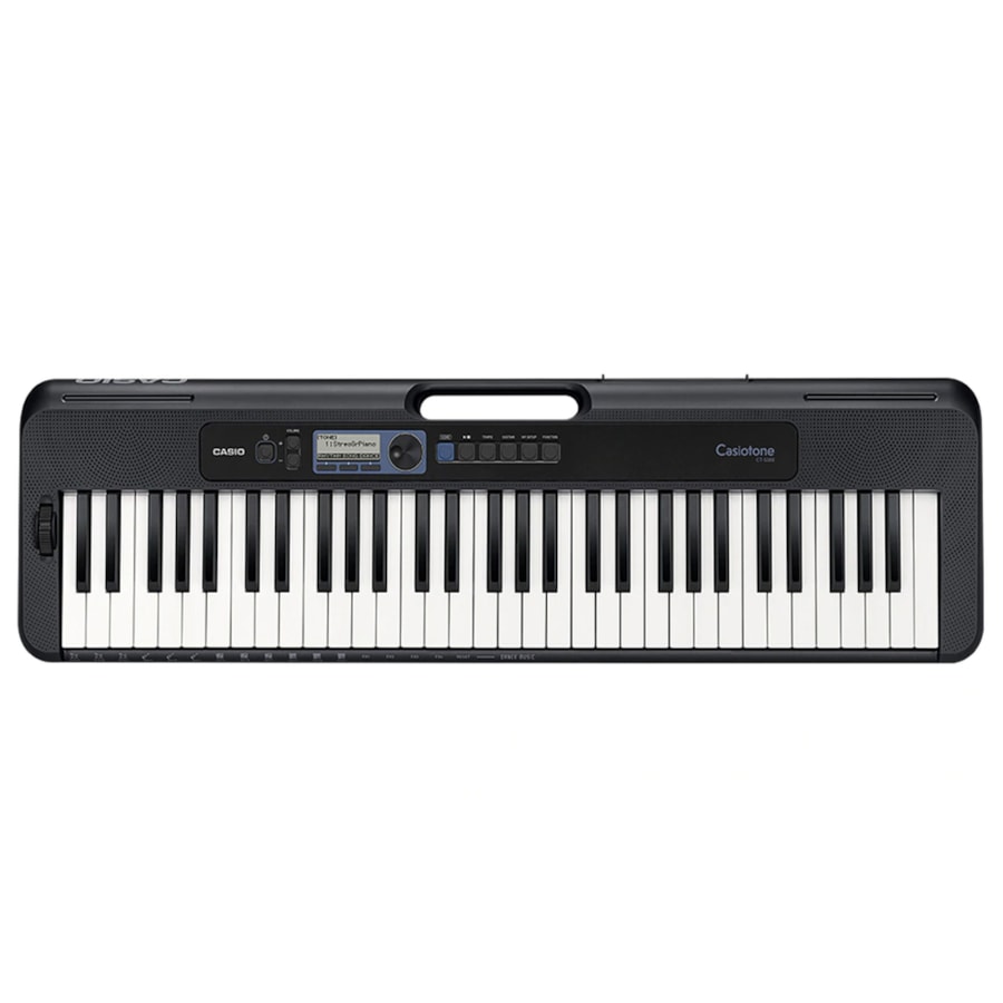 Teclado Casio CTS300 BK Linha Casiotone de 61 Teclas Preto C/ Fonte Teclado Casio CTS300 BK Linha Casiotone de 61 Teclas Preto C/ Fonte