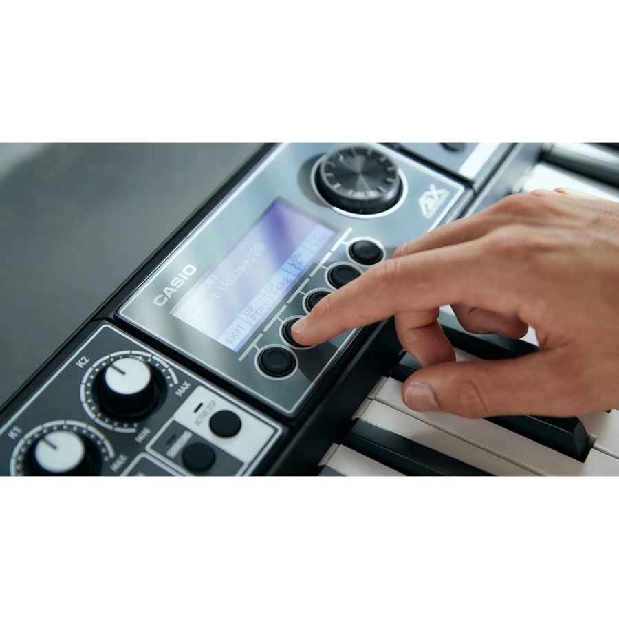 Teclado casio cts500 bk linha casiotone de 61 teclas preto akustica