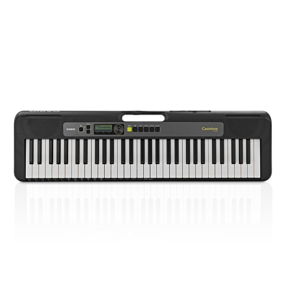 TECLADO CASIO LKS250 BK ARRANJADOR DE 61 TECLAS PRETO C/ FONTE