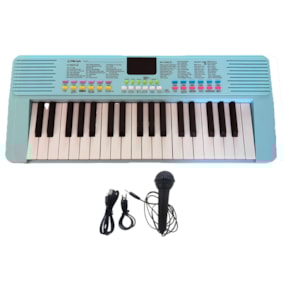 Teclado Infantil Spring Kids TCI37 Azul Portátil 37 Teclas Com Microfone
  Teclado Infantil Spring Kids TCI37 Azul Portátil 37 Teclas Com Microfone