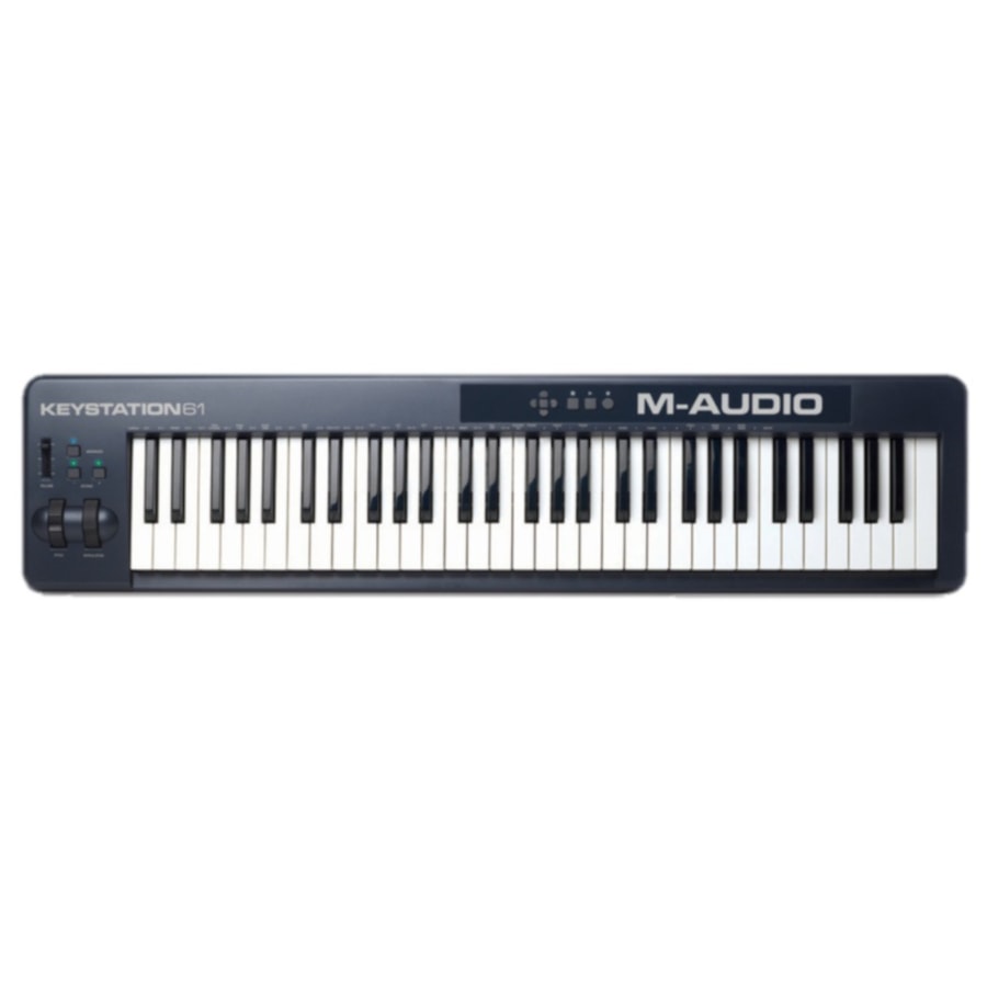 Teclado M-Audio Keystation 61 MK3 Keystation MK3 Series Controlador de 61 Teclas Preto Teclado M-Audio Keystation 61 MK3 Keystation MK3 Series Controlador de 61 Teclas Preto