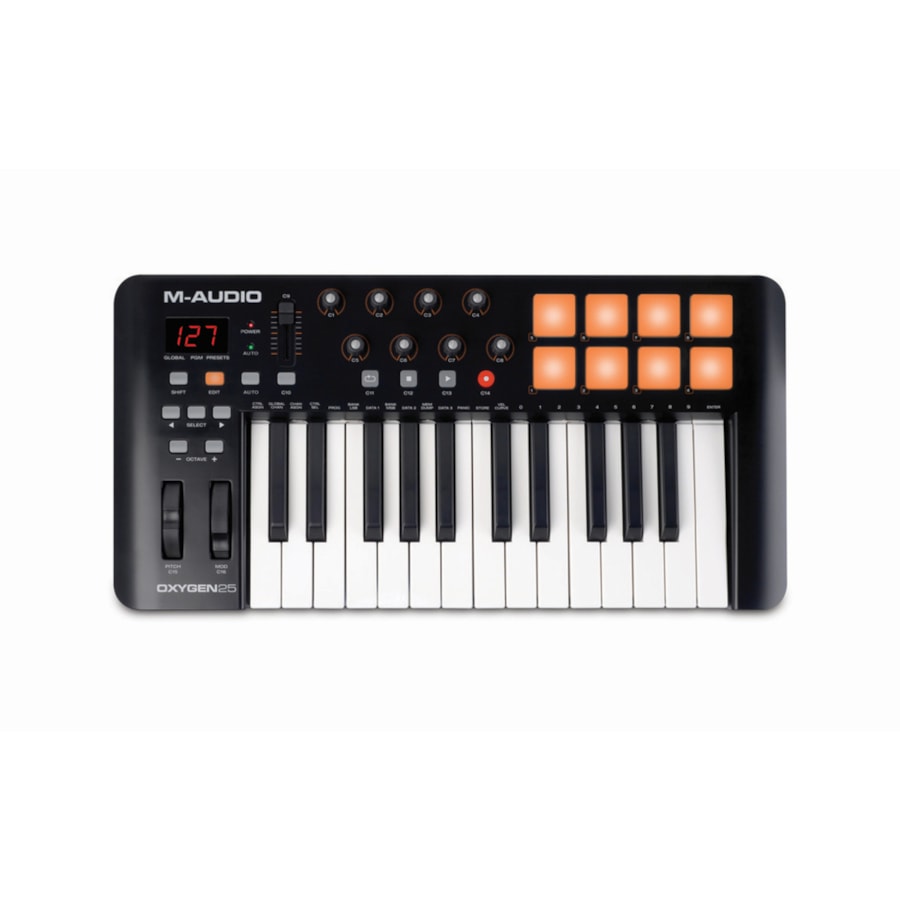 Teclado M-Audio Oxygen 25 IV de 25 Teclas USB Controlador