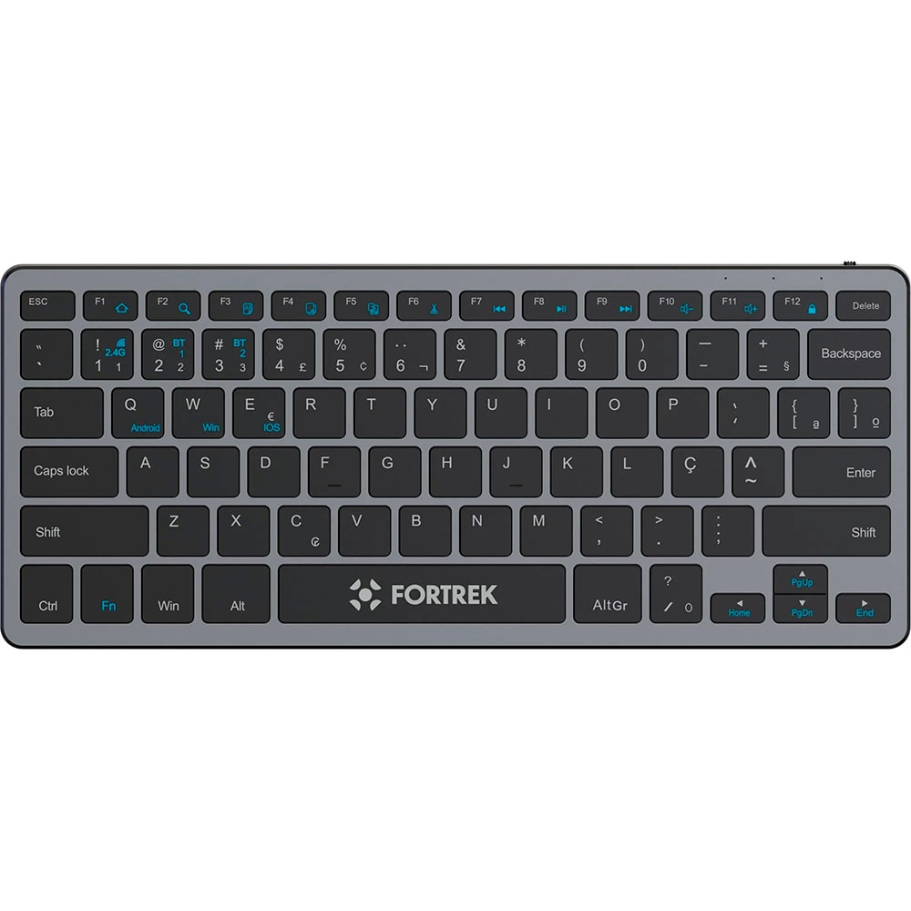 Teclado Office Fortrek KB11 BK Compact C/ Bluetooth