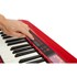Teclado Roland GO:KEYS GO-61K para Criação Musical Vermelho