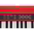 Teclado Roland GO:KEYS GO-61K para Criação Musical Vermelho Teclado Roland GO:KEYS GO-61K para Criação Musical Vermelho