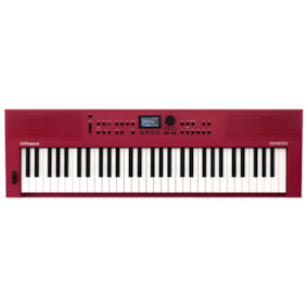 Teclado Roland GO KEYS3 RD Vermelho Sintetizador 61 Teclas C/ Fonte