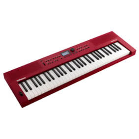 Teclado Roland GO KEYS3 RD Vermelho Sintetizador 61 Teclas C/ Fonte