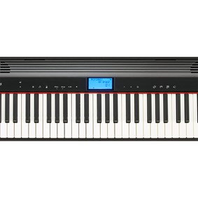 Teclado Roland Go Piano GO-61P para Criação Musical Preto