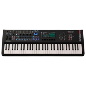 Teclado Yamaha MODX M6 Sintetizador Preto 61 Teclas C/ Fonte