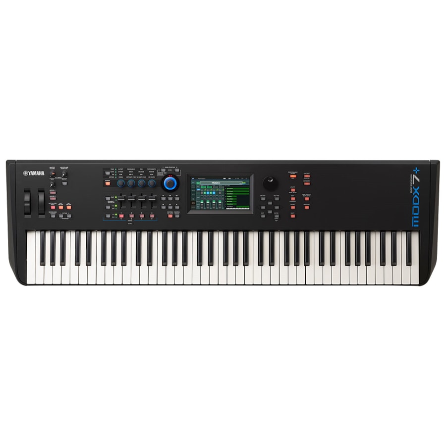 Teclado Yamaha MODX7 + Plus Sintetizador Preto 76 Teclas C/ Fonte