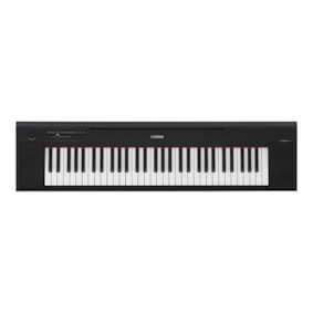 Teclado Yamaha NP15B Piaggero Preto 61 Teclas com Fonte